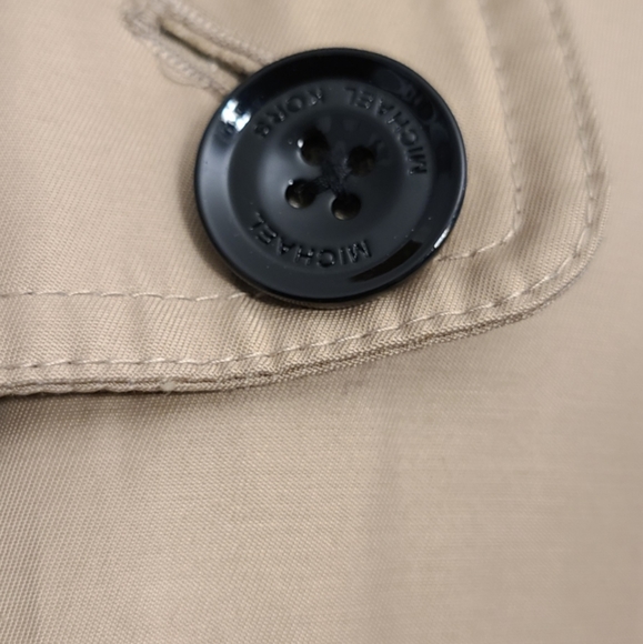 Michael Kors Rain/Trench Coat with Detachable Hood - Picture 8 of 9